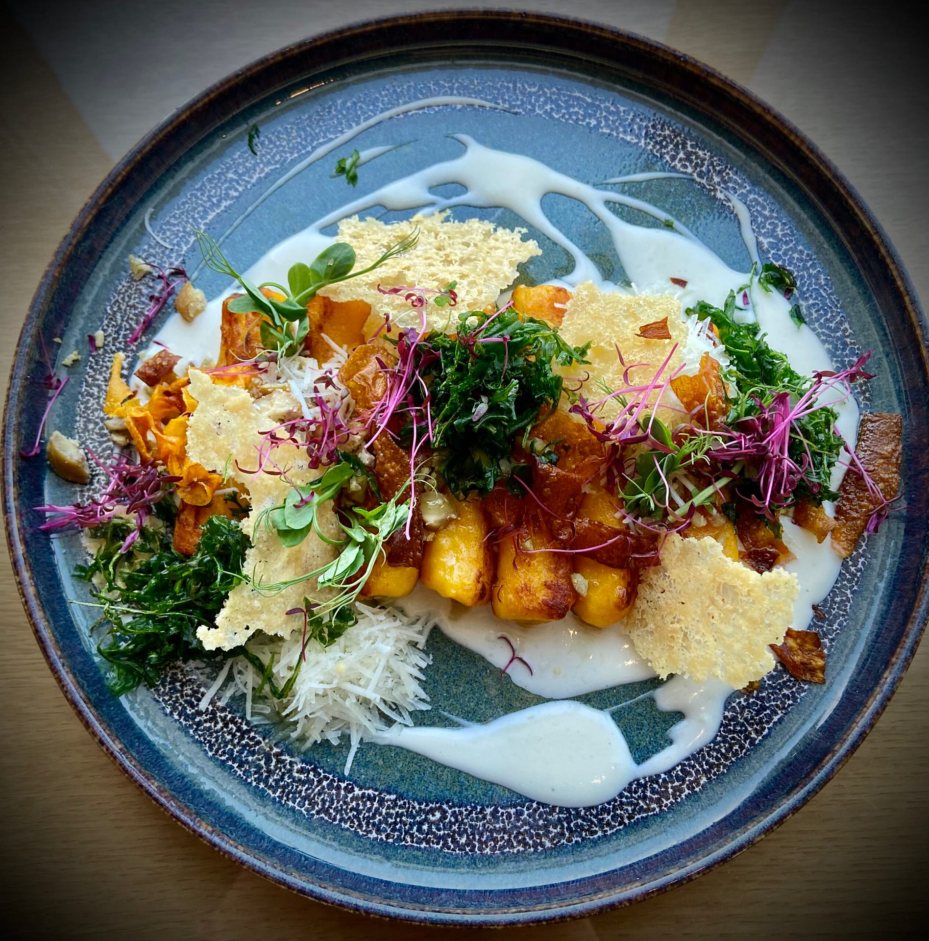 Dýňové noky s parmezánem a rukolou – DVcatering